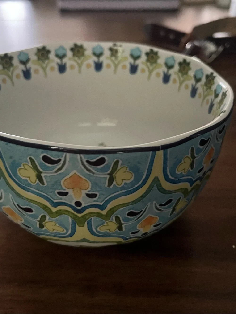 Vintage Replacement Pattern Pier 1 Imports Soup/Cereal Bowl